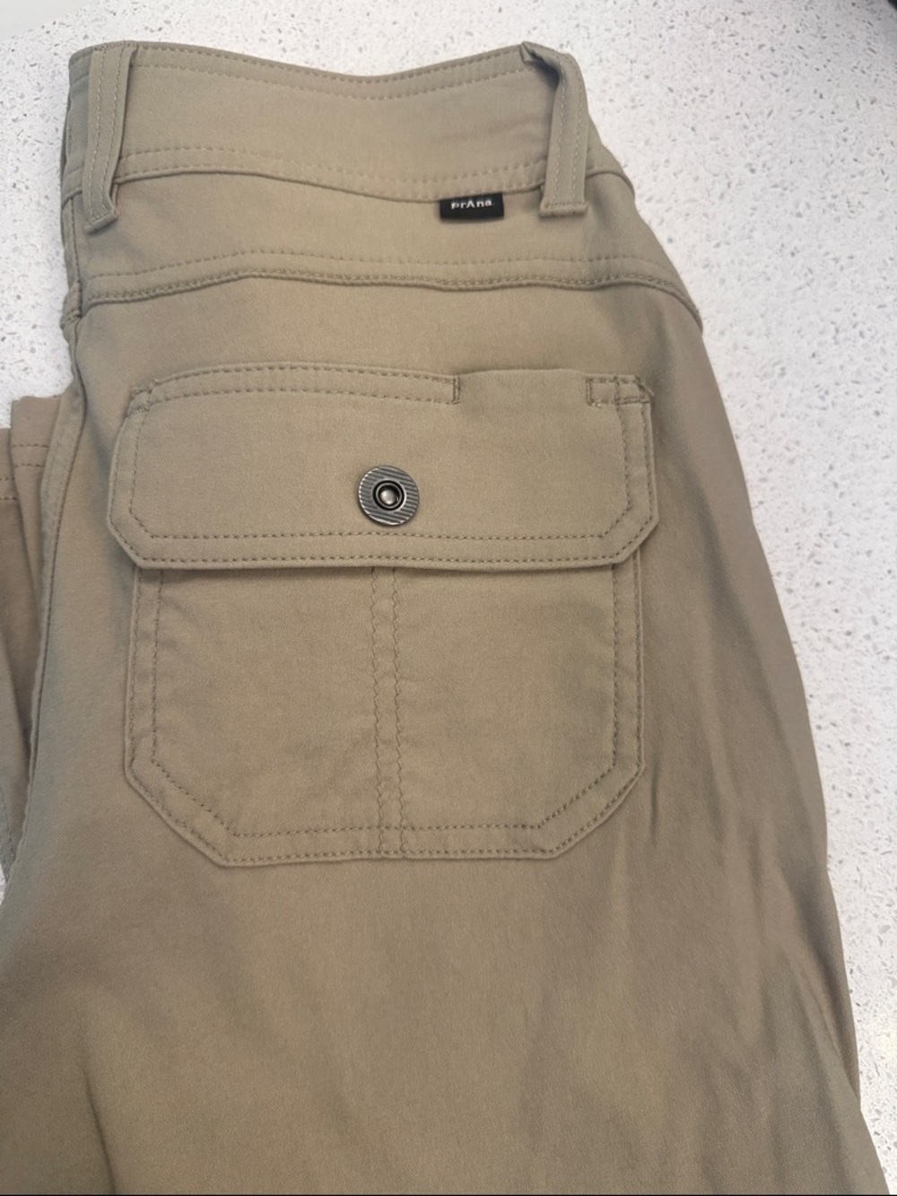 prAna Halle 2 Tan Performance Stretch Pants Size 4 - Picture 5 of 5